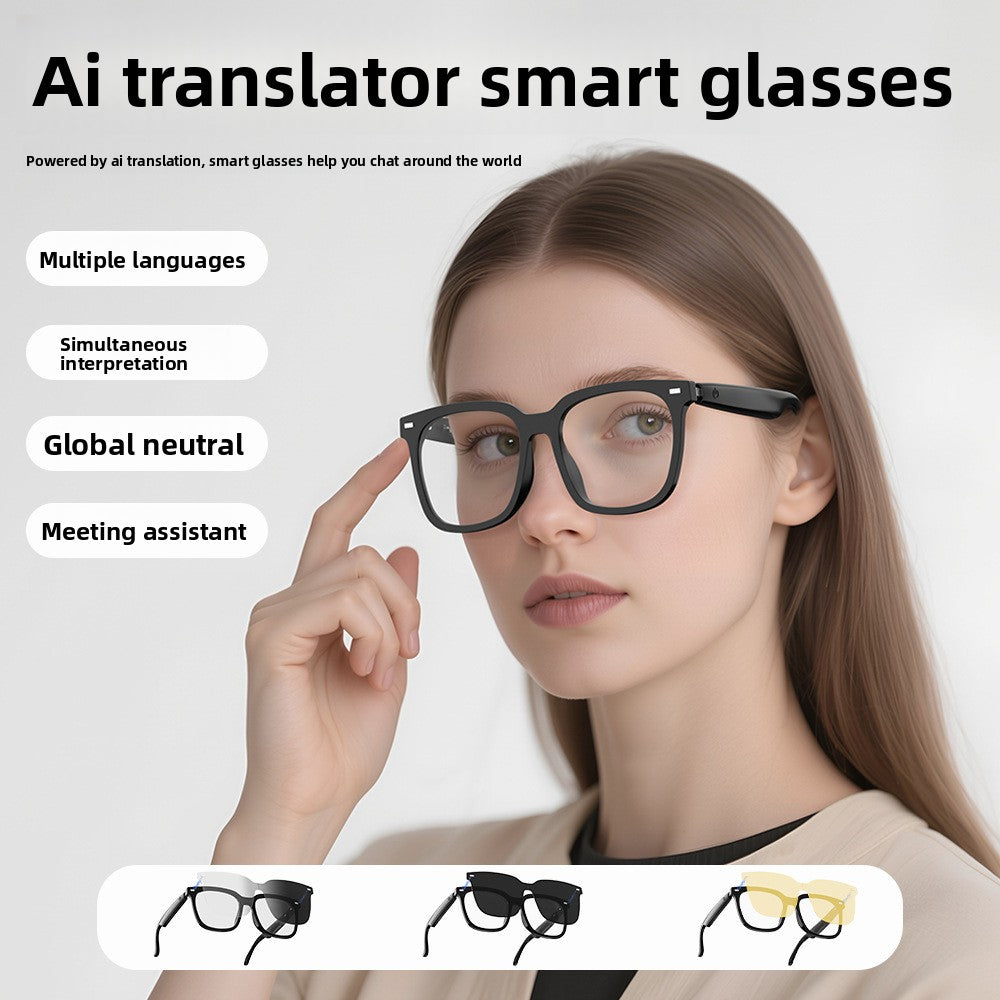 AI Translation Smart Glasses with Bluetooth