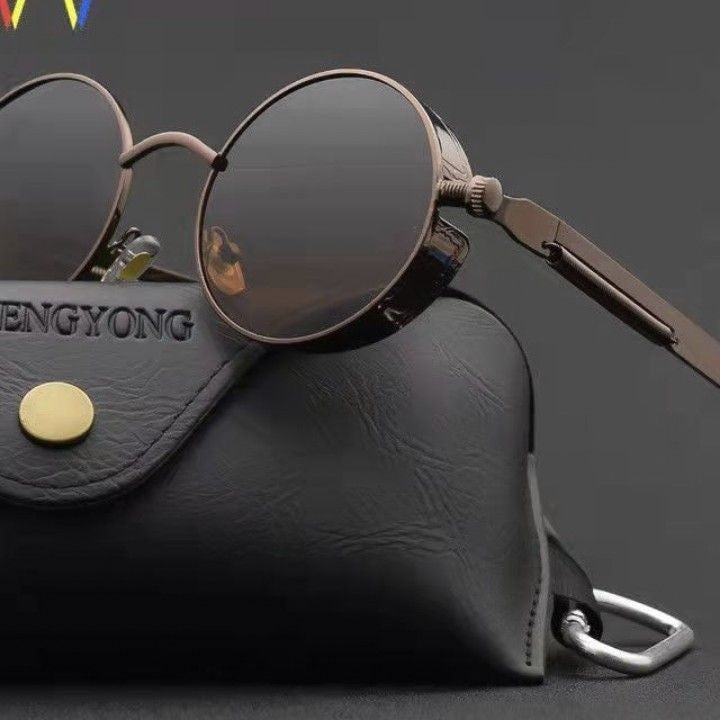 Retro Punk Hip-Hop Sunglasses with UV Protection