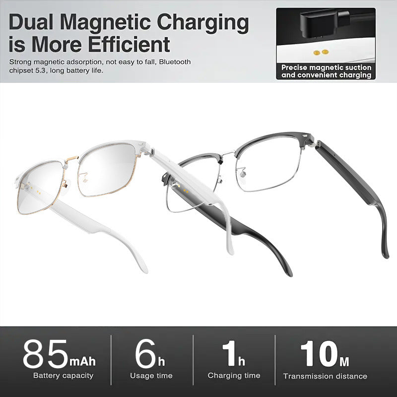 Smart Bluetooth Glasses with Translation and Color-Changing Lenses