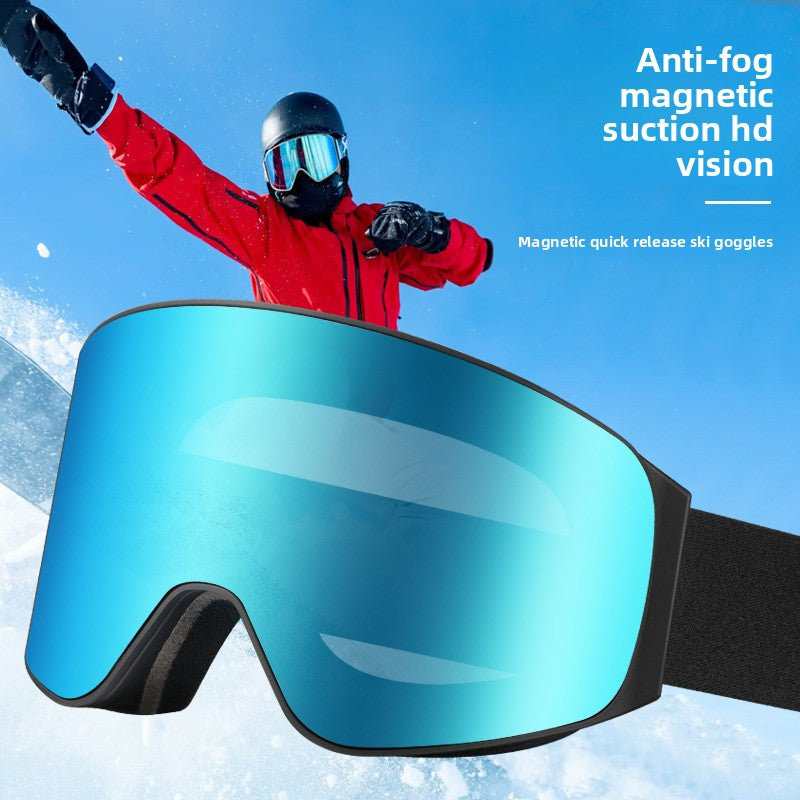 Magnetic Anti-Fog Ski Goggles with UV Protection