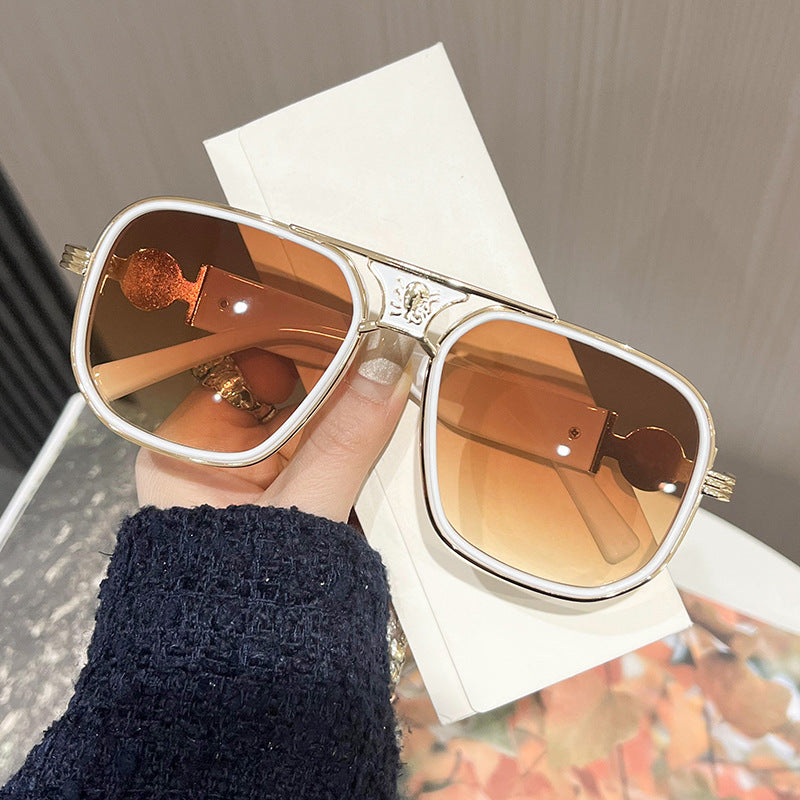 Fashion Decorative Metal Frame Sunglasses