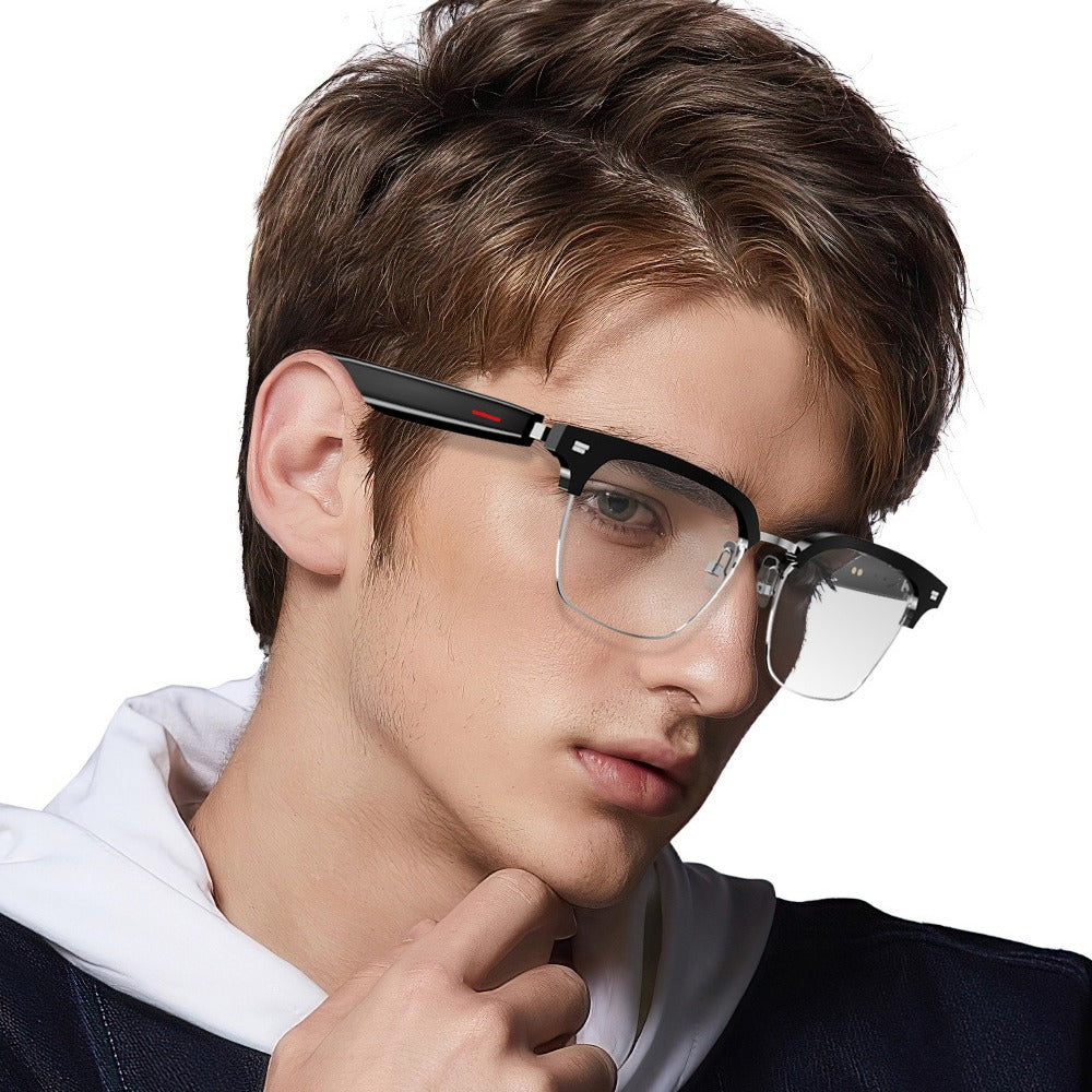 Smart Bluetooth Glasses with Audio and Blue Light Protection