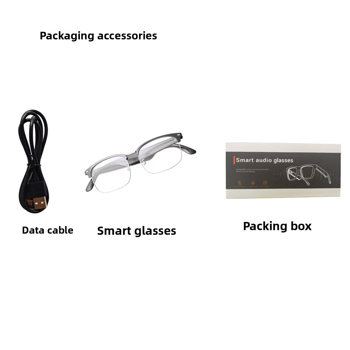 Smart Bluetooth Glasses with Translation and Color-Changing Lenses