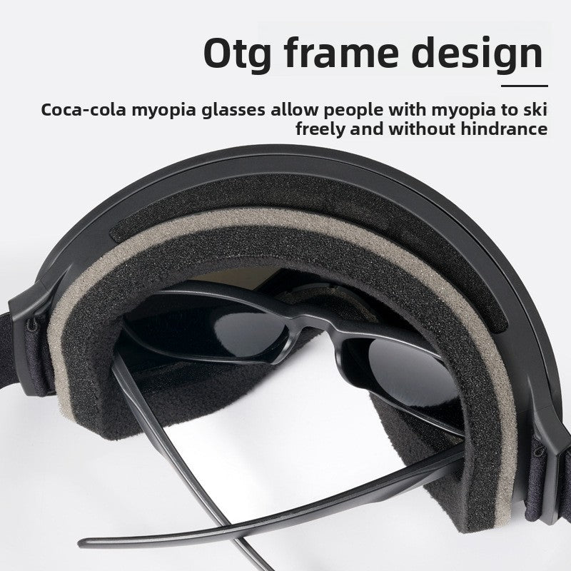 Magnetic Anti-Fog Ski Goggles with UV Protection